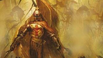 Crusader Knight Awesome Artwork HD Wallpaper