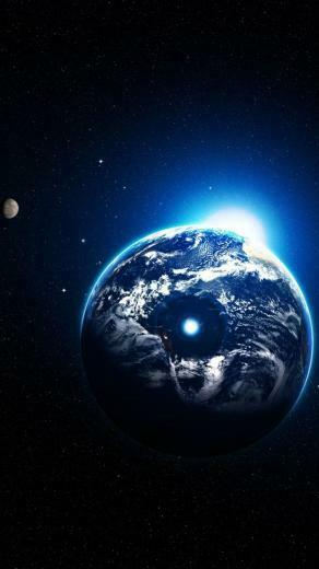 Artistic Earth iPhone 5s Wallpaper iPad