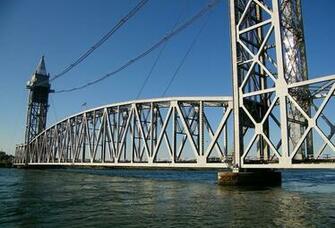 Cape Cod Railroad Bridge Lowered Wallpaper