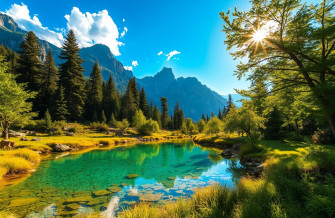 Mountain Spring Wallpaper