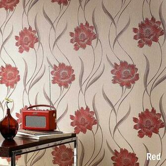 Graham Brown Poppy Wallpaper Red House Garden