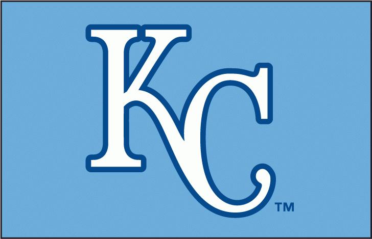 Kansas City Royals Cap Logo Alternate Kc In White With A