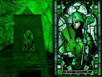 Stained Glass Peter Steele By Voodoohammer