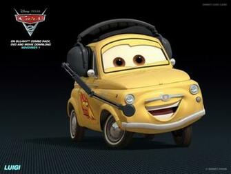 Luigi Disney Pixar Cars Desktop Wallpaper For iPhone