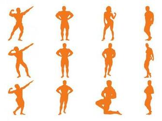 Bodybuilder Silhouettes