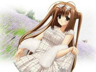 Wallpaper Cartoon Cute Anime Girl