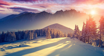 Breathtaking Winter Scenery Wallpaper
