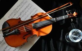 Beautiful Violin HD Wallpaper