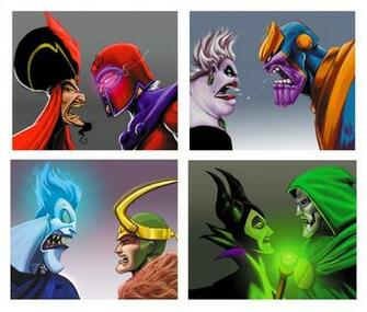 Disney Villains Vs Marvel By Larhsrebirth