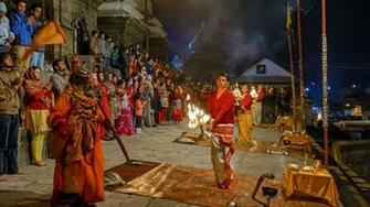 Pashupatinath Bagmati Aarati Pilgrimage In Kathmandu Nepal