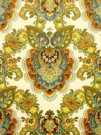 Wallpaper Baroque Seventies Sixties