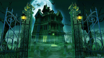Haunted House Halloween Wallpaper