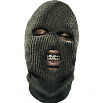 Be Ready For Any Weather With A Black Ski Mask Wallpaper