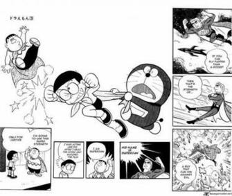 White Black Write Picture Doraemon Wallpaper