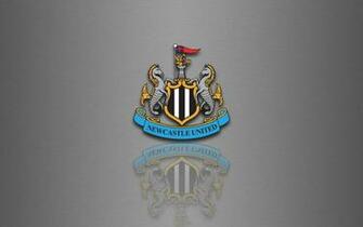Newcastle United Football Logo Reflection Stock Photos