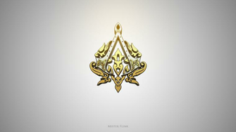 Assassin S Creed Golden Logo V1 By Flink Design