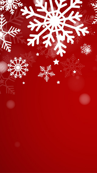 Wallpaper Christmas Snowflakes Template Greeting Card Red