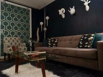 Hicks Laffey Image Via Apartment Therapy Hexagon Wallpaper