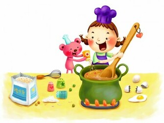 Cute Cartoon South Korea Wallpaper