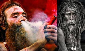 Sadhu Smoking Chillum HD Wallpaper Background