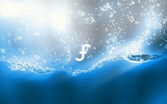 Fedora Ocean Wallpaper Stock Photos