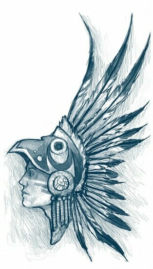 Aztec Warrior Wallpaper