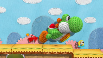 Yarn Yoshi Wallpaper