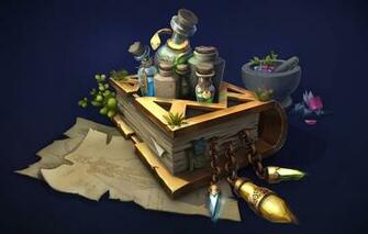 Wallpaper Art Book Grass Potion Smirnovschool Fantezi