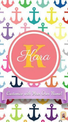 Designer Monogram Custom Wallpaper For iPhone App Info