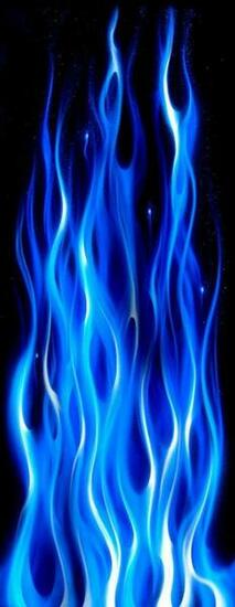 Blue Flames Custom Background By The Mad Pride