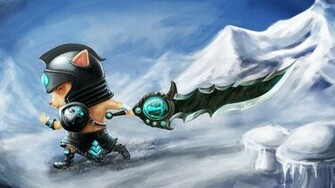 Teemo Tryndamere League Of Legends Lol Champion Wallpaper HD