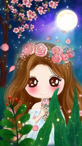 Anime Cartoon Girl Theme Live Wallpaper For Android Apk