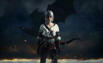 The Witcher Wild Hunt Cosplay Model Ciri Wallpaper