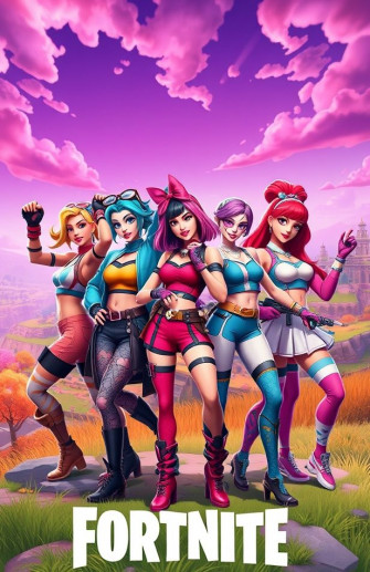 Fortnite Girls Wallpaper