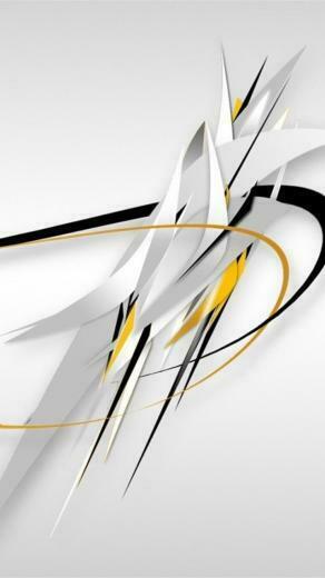 White Abstract Design iPhone Background HD