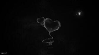 Hearts Lamp Magic Smoke Dark HD Wallpaper Gallery