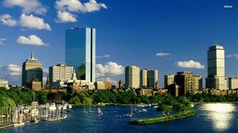 Boston Skyline Wallpaper