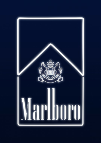 Marlboro Wallpaper Blue By Gabitol