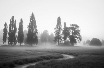 Black And White Nature Wallpaper