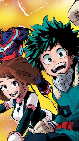 My Hero Academia Izuku Ochaco Katsuki Shoto All Might