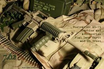 Bushmaster M4 Style Ar Carbine Od Dark Earth Guns Wallpaper