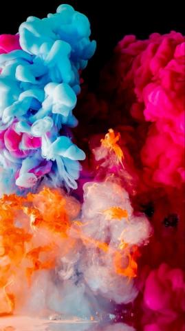 Color Ink Wallpaper iPhone Colourful