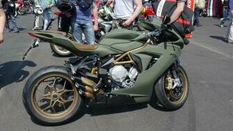 Mv Agusta F3 Army Green Wallpaper Tmwallpaper