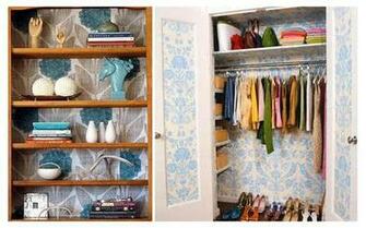 Inside The Closet Or Behind Shelves Dentro De Um Roupeiro Ou A