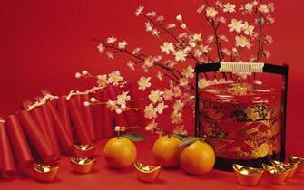 Chinese New Year Wallpaper Desktop Grasscloth