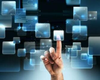 Finger Touch Control Screen Wallpaper