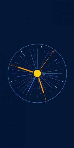 Minimalist Clock Minimal Art Wallpaper iPhone