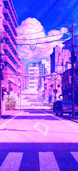 Purple Japanese Wallpaper