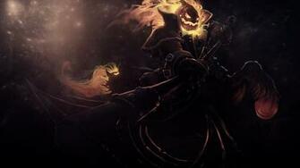 Monsters Scythe Fantasy Halloween Dark Wallpaper