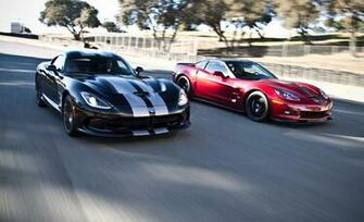 Srt Viper Gts And Chevrolet Corvette Zr1